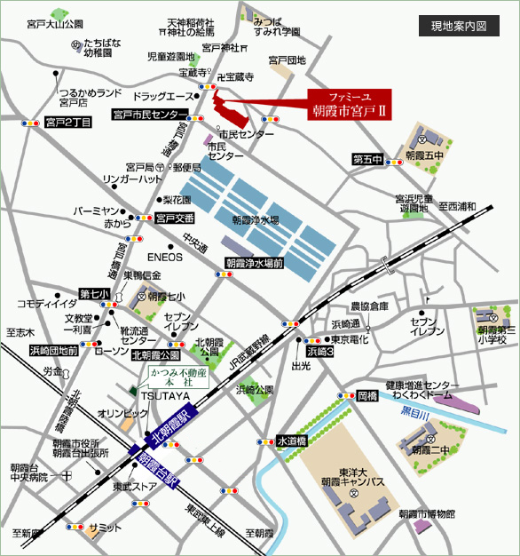 現地案内図